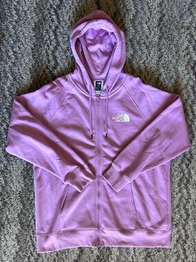 The North Face Evolution Regular Full-Zip Hoodie Lilac Pink Women’s Size XL